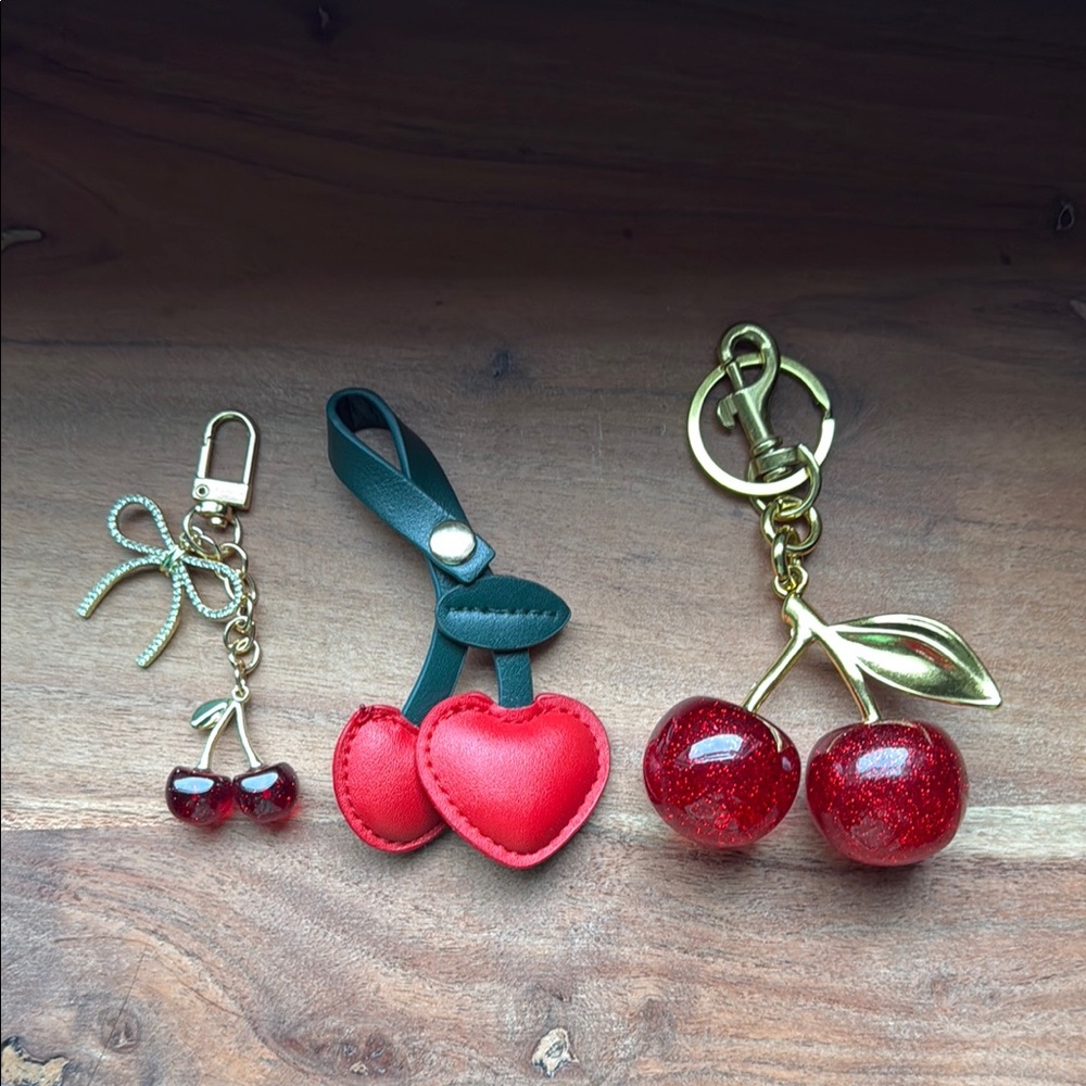 Cherry Keychain Set